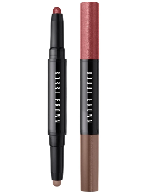 Bobbi Brown Occhi Dual-Ended Long-Wear Cream Shadow Stick Ombretto Dual - Bronze Pink & Espresso