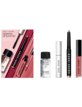 Bobbi Brown Cofanetto Essential Lip & Eye Kit Smokey Eye Mascara + Longwear Cream Shadow Stick Mica + Crushed Oilinfused Gloss New Romantic + Mini Longwear Makeup Remover