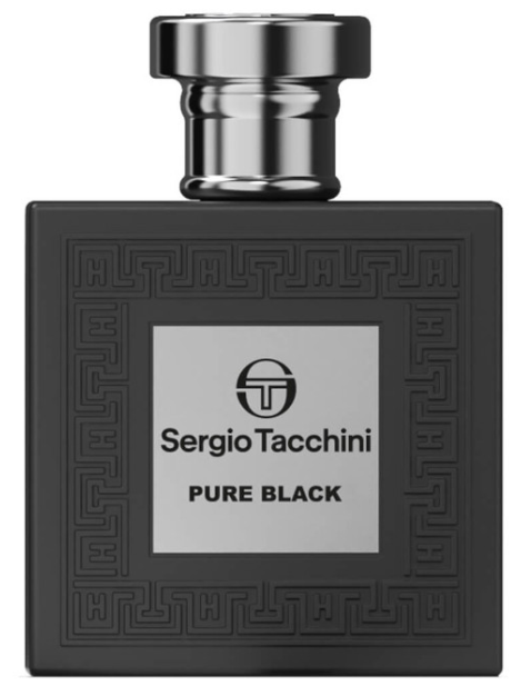 Sergio Tacchini Pure Black Him Eau De Toilette Uomo 100 Ml