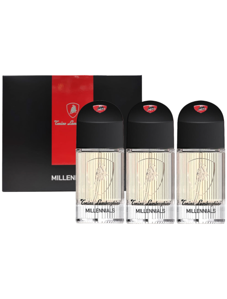 Tonino Lamborghini Cofanetto Millennials Eau De Toilette Uomo 40 Ml + Eau De Toilette 40 Ml + Eau De Toilette 40 Ml