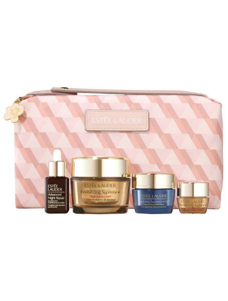 Estée Lauder Cofanetto Revitalizing Supreme Youth Power Crema + Crema Notte + Siero + Contorno Occhi + Trousse - 5Pz