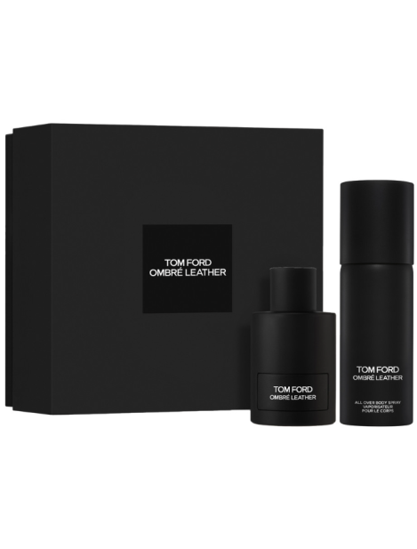 Tom Ford Cofanetto Ombre Leather Eau De Parfum Uomo 100 Ml + Acqua Profumata Corpo 150 Ml