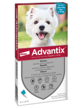 Advantix Spot-on Per Cani Da 4 Fino A 10 Kg 6 Pipette Monodose