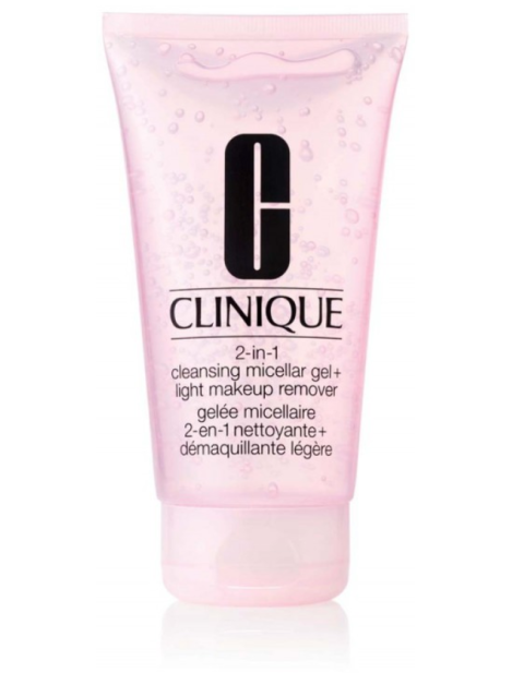 Clinique Detergenza 2-In-1 Cleansing Micellar Gel + Light Makeup Remover - 150Ml