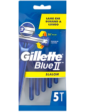 Gillette Blue Ii Rasoio Slalom Usa&getta - 5pz