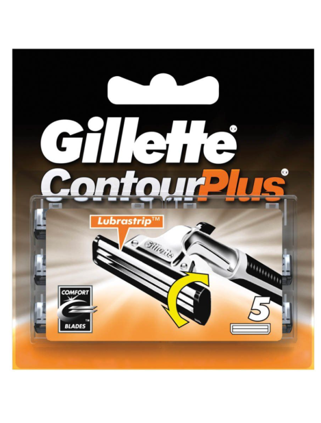 Gillette Contour Plus Lame Di Ricambio - 5 Pz