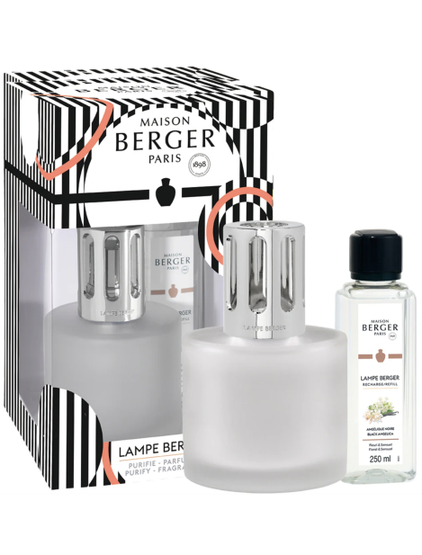 Berger Cofanetto Lampada  Illusion Givrée + Angélique Noire Ricarica 250 Ml