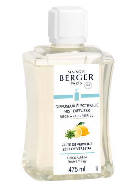 Berger Mist Diffuser Ricarica Profumo Per Ambienti Zest De Verveine - 475 Ml