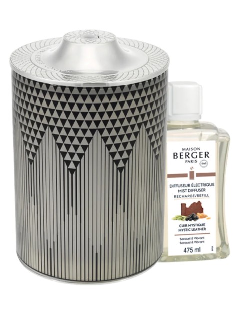 Berger Diffusore Elettrico Profumo Per Ambiente Evanescence + Cuir Mystique Ricarica 475 Ml