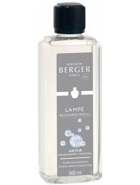 Berger Lampe Ricarica Lampada Profumo Per Ambiente Air Pur Neutre Essentiel - 500 Ml