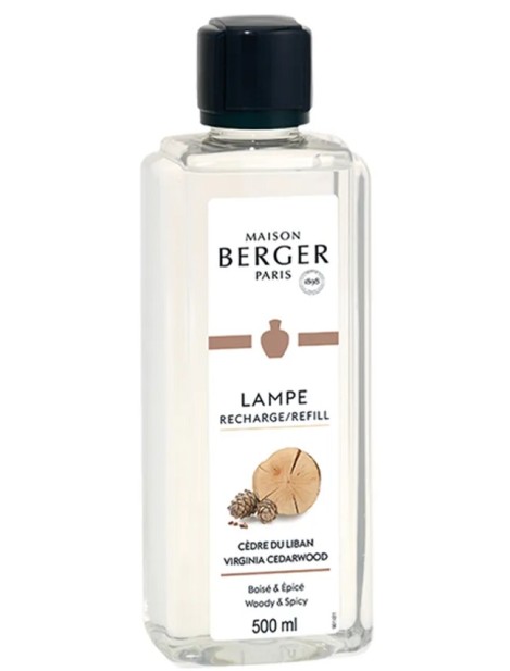 Berger Lampe Ricarica Lampada Profumo Per Ambiente Cèdre Du Liban - 500 Ml