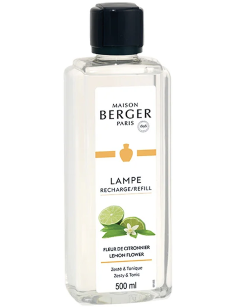 Berger Lampe Berger Ricarica Lampada Profumo Per Ambiente Fleur De Citronnier - 500 Ml