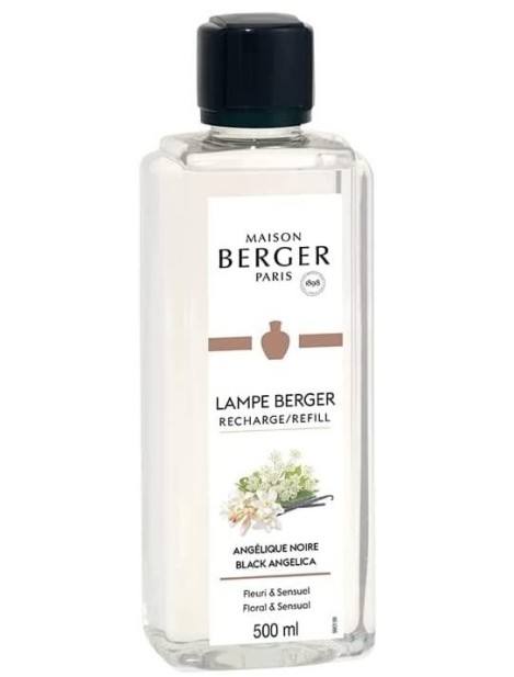 Berger Lampe Ricarica Lampada Profumo Per Ambiente Angélique Noire - 500 Ml