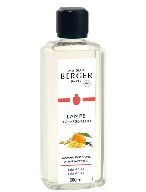 Berger Lampe Berger Ricarica Lampada Profumo Per Ambiente Gourmandise Divine - 500 Ml