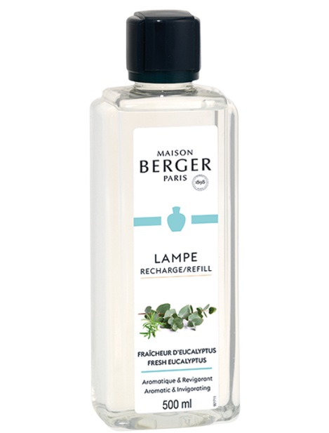 Berger Lampe Ricarica Lampada Profumo Per Ambiente Fraîcheur D'eucalyptus - 500 Ml