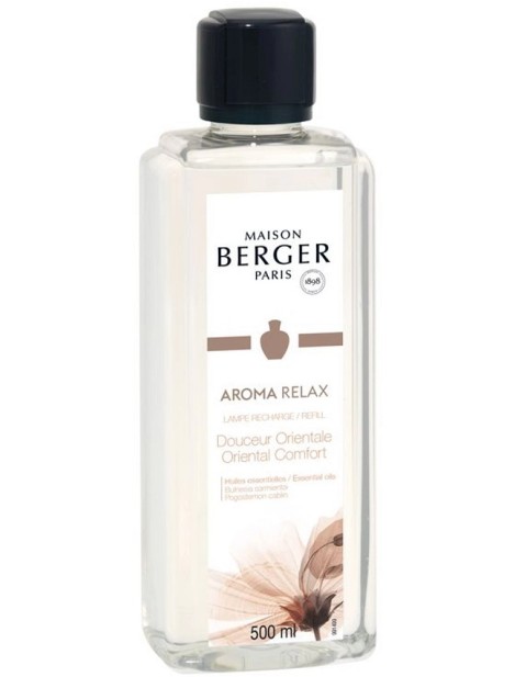 Berger Aroma Relax Ricarica Lampada Profumo Per Ambiente Douceur Orientale - 500 Ml