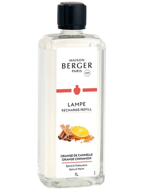 Berger Lampe Ricarica Lampada Profumo Per Ambiente Orange De Cannelle - 1 L