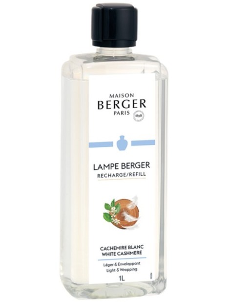 Berger Lampe Ricarica Lampada Profumo Per Ambiente Cachemire Blanc - 1 L