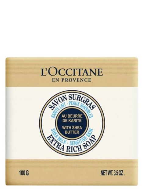 L'occitane En Provence Sapone Extra Ricco Burro Di Karité Pelle Sensibile 100 G