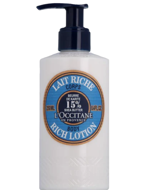 L'occitane En Provence Lait Riche 15% Karité Latte Corpo 250 Ml