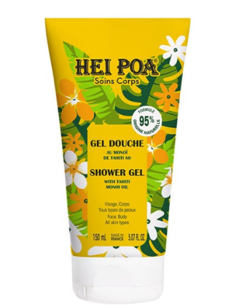 Hei Poa Gel Doccia Con Olio Di Monoi Di Tahiti Per Tutti I Tipi Di Pelle - 210 Ml