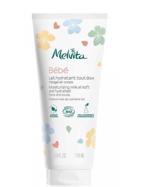 Melvita Bébé Lait Hydratant Tout Doux Viso E Corpo - 175 Ml