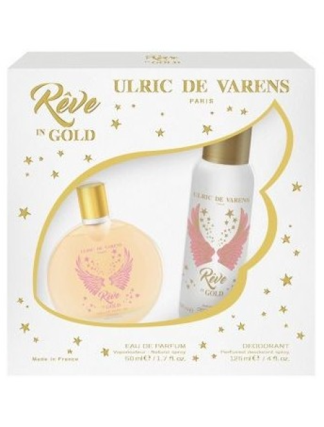 Ulric De Varens Cofanetto Reve In Gold Eau De Parfum 50Ml + Deodorante 125Ml