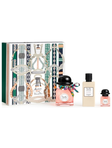 Hermès Cofanetto Twilly Eau De Parfum 50 Ml + Eau De Parfum Travel Spray 7,5 Ml + Latte Corpo 40 Ml