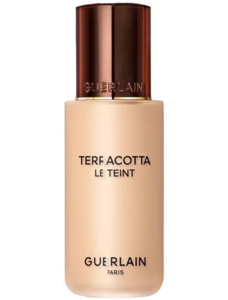 Guerlain Terracotta Le Teint – Fondotinta Fluida Effetto Bonne Mine Tenuta 24H 2W Caldo / Dorato