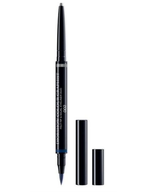 Dior Diorshow Colour Graphist Duo Eyeliner - 02 Blue / Platinum