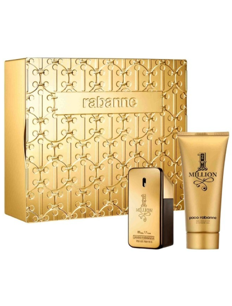 Paco Rabanne Cofanetto 1 Million Eau De Toilette Uomo 50 Ml + Shower Gel 100 Ml