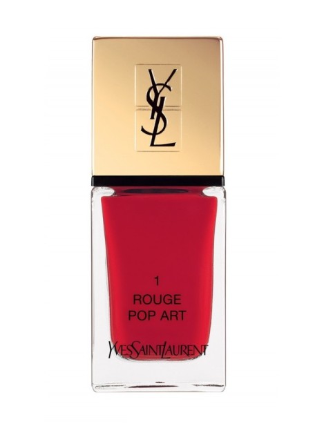 Yves Saint Laurent La Laque Couture Smalto -  01 Rouge Pop Art