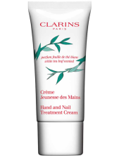 Clarins Hand And Nail Treatment Cream – Crema Per Il Trattamento Mani E Unghie Profumato Con Foglie Di Te Bianco 30 Ml