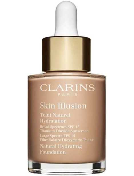 Clarins Skin Illusion Spf 15 – Fondotinta Idratante Naturale 107 Beige