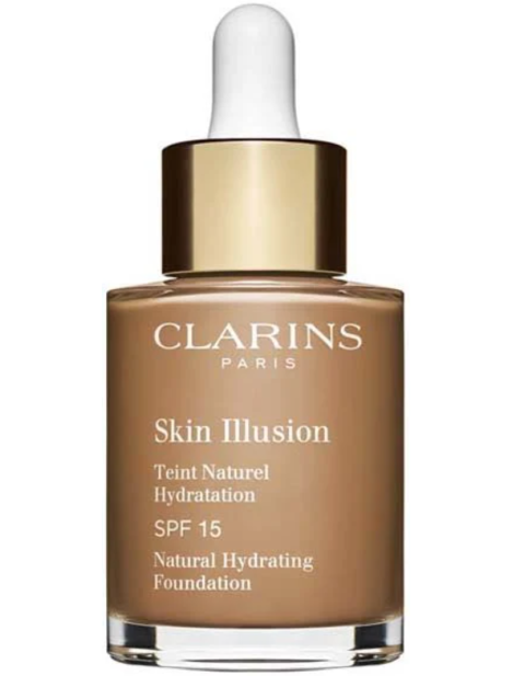 Clarins Skin Illusion Spf 15 – Fondotinta Idratante Naturale 113 Chestnut
