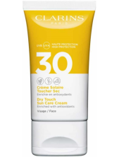 Clarins Dry Touch Sun Care Cream Uva/uvb 30 Face – Crema Solare Viso Finish Asciutto 50 Ml