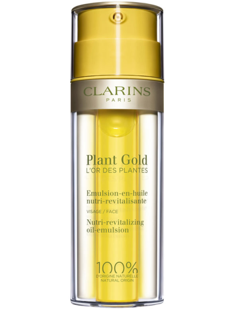 Clarins Plant Gold Nutri-Revitalizing Oil-Emulsion – Emulsione Idratante 2 In 1 35 Ml