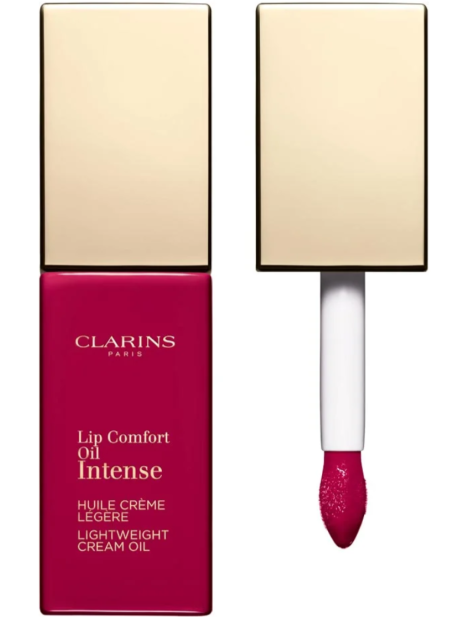 Clarins Lip Comfort Oil Intense – Crema Olio Leggero Colore E Lucentezza Labbra 05 Intense Pink