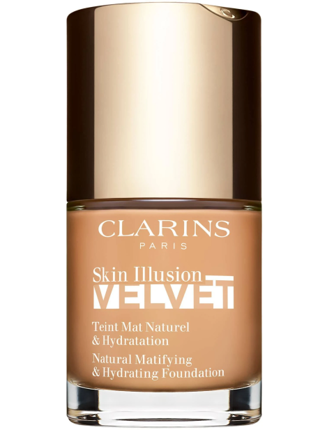 Clarins Skin Illusion Velvet – Fondotinta Naturale Opacizzante E Idratante 108.5W Cashew