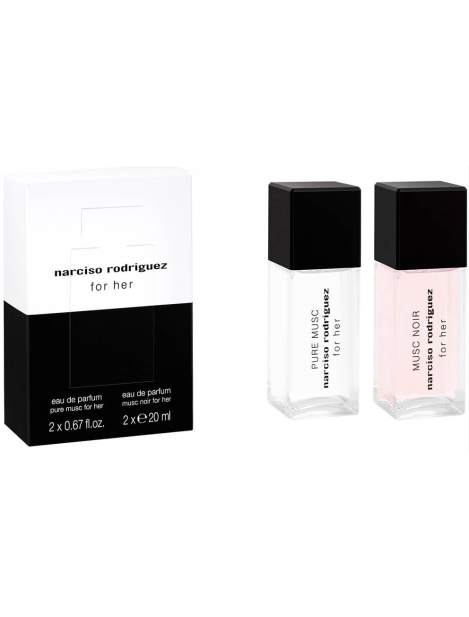 Narciso Rodriguez Duo For Her Pure Musc + For Her Musc Noir Eau De Parfum 2X20 Ml Donna