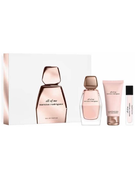 Narciso Rodriguez Cofanetto All Of Me Eau De Parfum Donna 90 Ml + Eau De Parfum 10 Ml + Latte Corpo 50 Ml