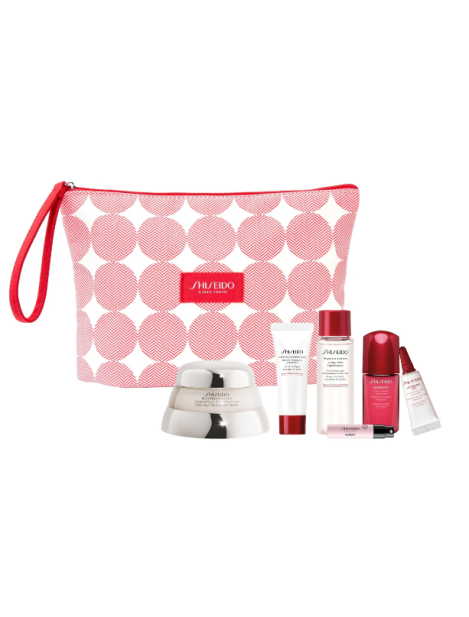 Shiseido Cofanetto Bio-Performance Advanced Super Revitalising Cream 50 Ml + Clarifying Cleansing Foam 15 Ml + Treatment Softener 30 Ml + Ultimune Power Infusing Concentrate 10 Ml + Ultimune Power Infusing Eye Concentrate 3 Ml + Ginza Edp 0.8 Ml On Card