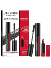 Shiseido Cofanetto Controlled Chaos Mascara + Mini Rossetto - 2pz
