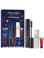 Shiseido Cofanetto Controlledchaos Mascara Holiday Kit Mascaraink 11,5 Ml+ Instant Eye And Lip Makeup Remover 30 Ml + Shimmer Gelgloss 07 2 Ml