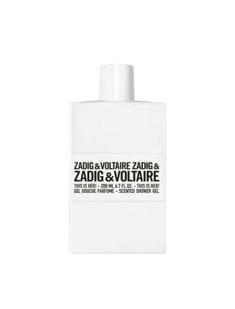 Zadig & Voltaire This Is Her! Shower Gel Per Donna - 200Ml 