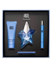 Mugler Angel Eau De Parfum Ricaricabile 25ml + Lozione 50ml + Eau De Parfum In Miniatura - 7ml Cofanetto