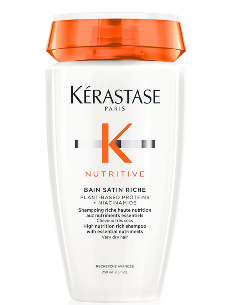 Kérastase Nutritive Bain Satin Riche Shampoo Ricco Idratante Con Minerali Essenziali Capelli Molto Secchi - 250 Ml