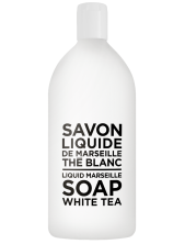 Compagnie De Provence Savon Liquide De Marseille The Blanc Liquid Marseille Soap White Tea Sapone Liquido Ricarica 1 L