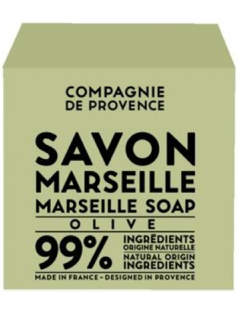 Compagnie De Provence Cubo Savon De Marseille Olive Sapone Solido 400 Gr