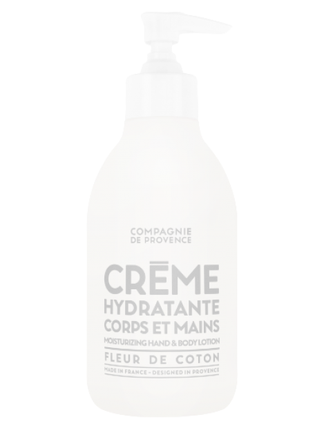 Compagnie De Provence Creme Hydratante Corps Et Mains Fleur De Coton Lozione Per Mano E Corpo 300 Ml